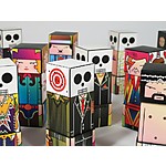 "Superbastard" Cardboard Character Toys