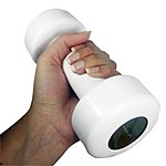 Dumbbell Alarm Clock - WHITE