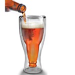 Beer Bottle Glass "Hopside Down"