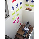 Large Space Invaders Wall Stickers