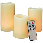 Real Wax Flameless Candles with Timer