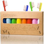 "Colorfulnights" Pack of 8 Travel Toothbrushes
