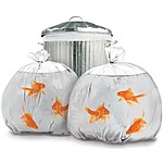 "Happy Sacks" Pet Goldfish Garbage Bags