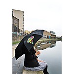 Collapsible Novelty Umbrella that Changes Colors