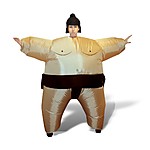 Inflatable Sumo Wrestler, Coach and Chef Costumes