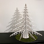 'Alpine Tree', Cardboard Pine Tree