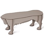 Ibride Zelda Designer Stool