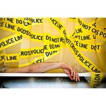Police Line Shower Curtain