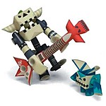 Robots de Papel Guyzer & Bean de "Piperoid"