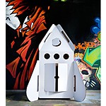 "Rocket" Cardboard Playhouse by Kidsonroof