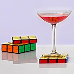 Rubik’s Cube Coasters