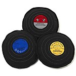 Vinyl Record Inspired Cushion
