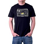 Boombox Equalizer and Speaker T-Shirt