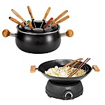 Domoclip Wok and Fondue Set