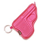 Motif Gun-Shaped Change Purse Keychain