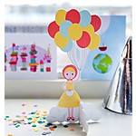 Totem Cardboard Balloon Girl