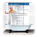 Facebook Shower Curtain