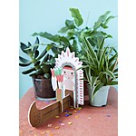 Totem Cardboard Indian with Arrows