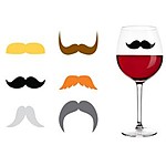 Moustache Glass Markers