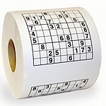 Sudoku Toilet Roll