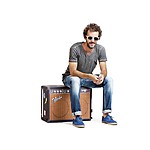Amplifier Pouf Brown