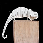 Small Cardboard Chameleon 