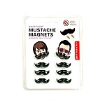 Funny Retro Moustache Fridge Magnets