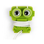 Robot Earphones with Cord Wrap