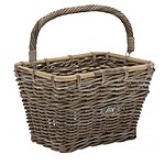 Large Rectangular Bike Basket with Handle