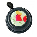 Dark Grey Poppies Bike Bell