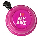 Pink I Love my Bike Bike Bell