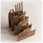 "Pocket-Sized Cities" Madrid Postcard