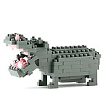 "Hippopotamus" nanoblock