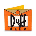 Simpsons Duff Mighty Wallet