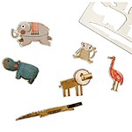 Wild Animals Fridge Magnets