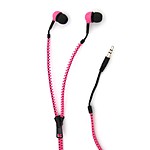 Zip Earphones pink