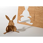 Wooden Postcard Hare