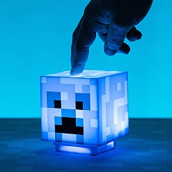 Lampe Minecraft en forme de Creeper chargé