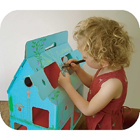 Mobile Home Kidsonroof Cardboard Dollhouse