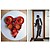 Make hearts with your dishes. Print a life-size photo of yourself.