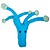 Giant penicillin plush microbe