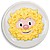A hairy man made of scrambled eggs
