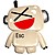 "EmoticBot" Robot Plush Toy