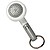 The gadget has two parts: the lid, which is grey, and the connector, which is shaped like an earbud
