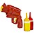 Comes with 2 empty sauce cartridges