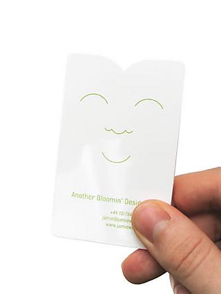 It looks like a traditional business card, but there’s a plant inside waiting to grow