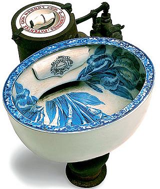 19th Century toilet bowl
