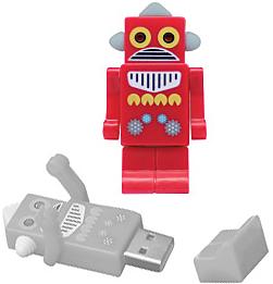 Robot USB in red