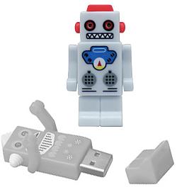 Robot USB in grey