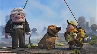 A frame from the film Up!